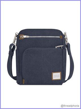 Anti-Theft Tour Bag Cotton Poly Canvas Suede Travel Shoulder Bag